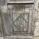 Double old oak door