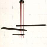 Post-modern chandelier with 3 lights, 1980/90