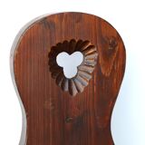 Wooden chair, mountain furniture, 1950s