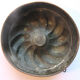 Old copper cake pan, braided crown, kitchen utensil