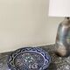 Spanish ceramic plate signed