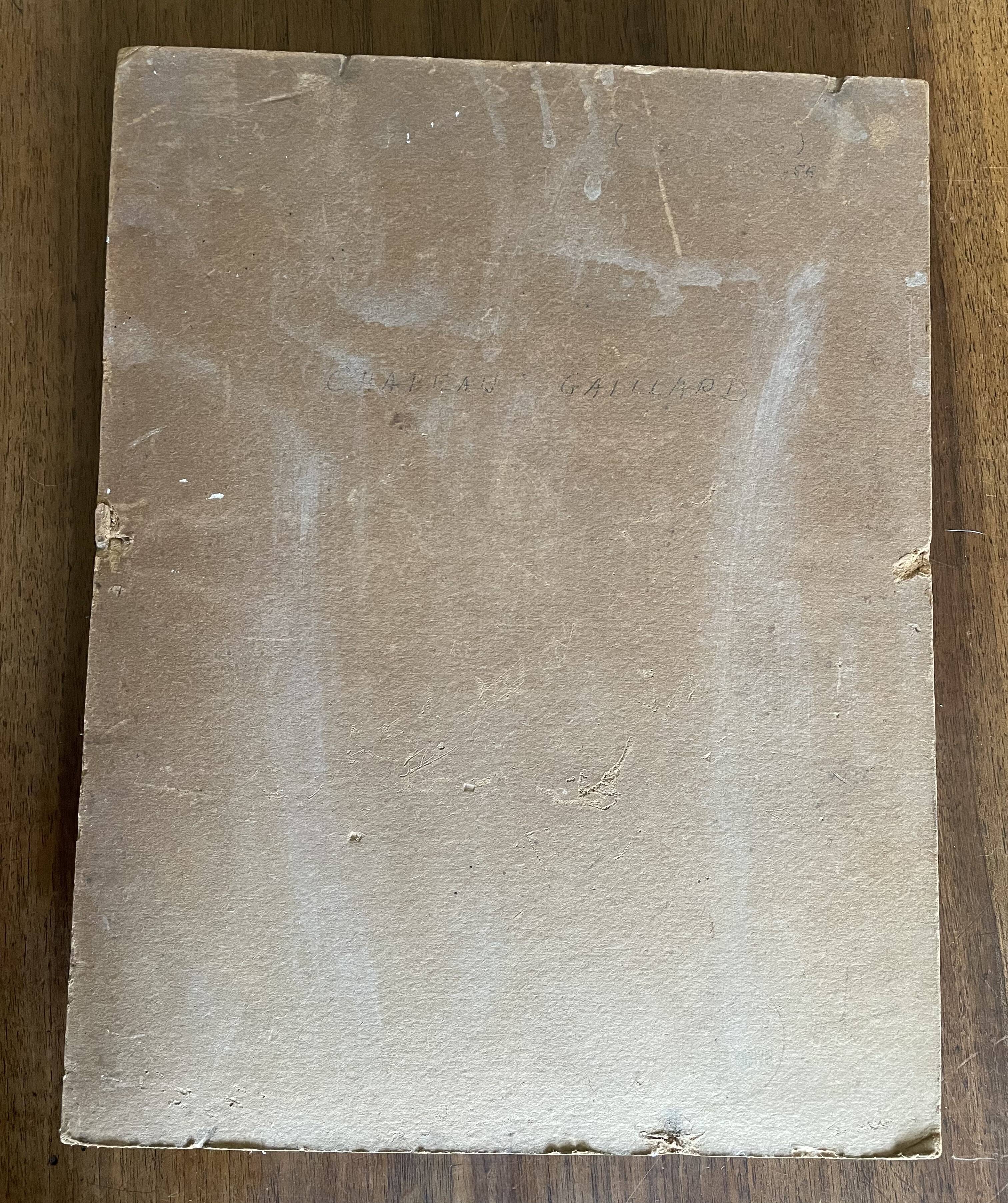 Oil on landscape cardboard 35 X 27