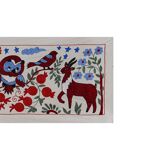 Hand-knotted rug, vintage Turkish rug 50x144 cm