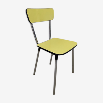 Vintage lemon yellow formica chair