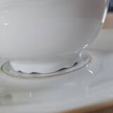 6 cups and saucers in Bavaria porcelain.