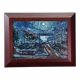 Oil painting in impressionist style, moonlit scene, 1983 – Alexander Michael