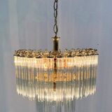Mid-century modern chandelier by Gaetano Sciolari, 1970s
