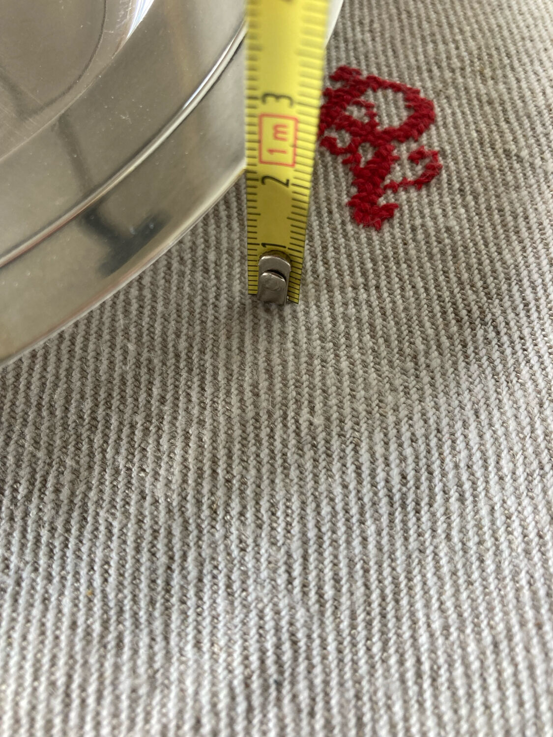 Silver-plated metal bottle coaster Christofle