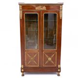 Unique Empire library display cabinet, France, circa 1820.