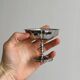 12 stainless steel footed bowls, Letang Remy style