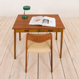 Danish "lady" desk in teak and beech, 60