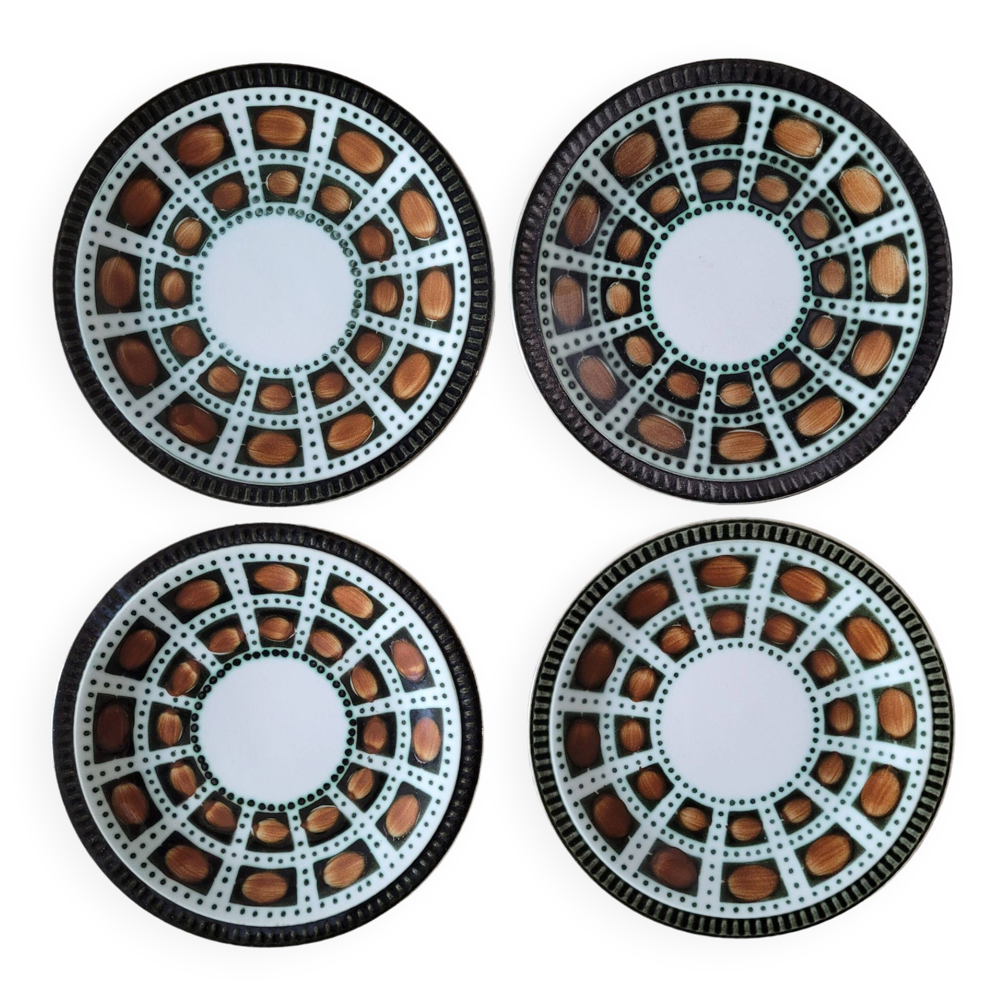 La Redoute x Selency set of 4 Bernadette dessert plates