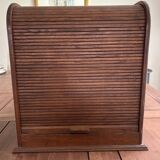 50s curtain filing cabinet