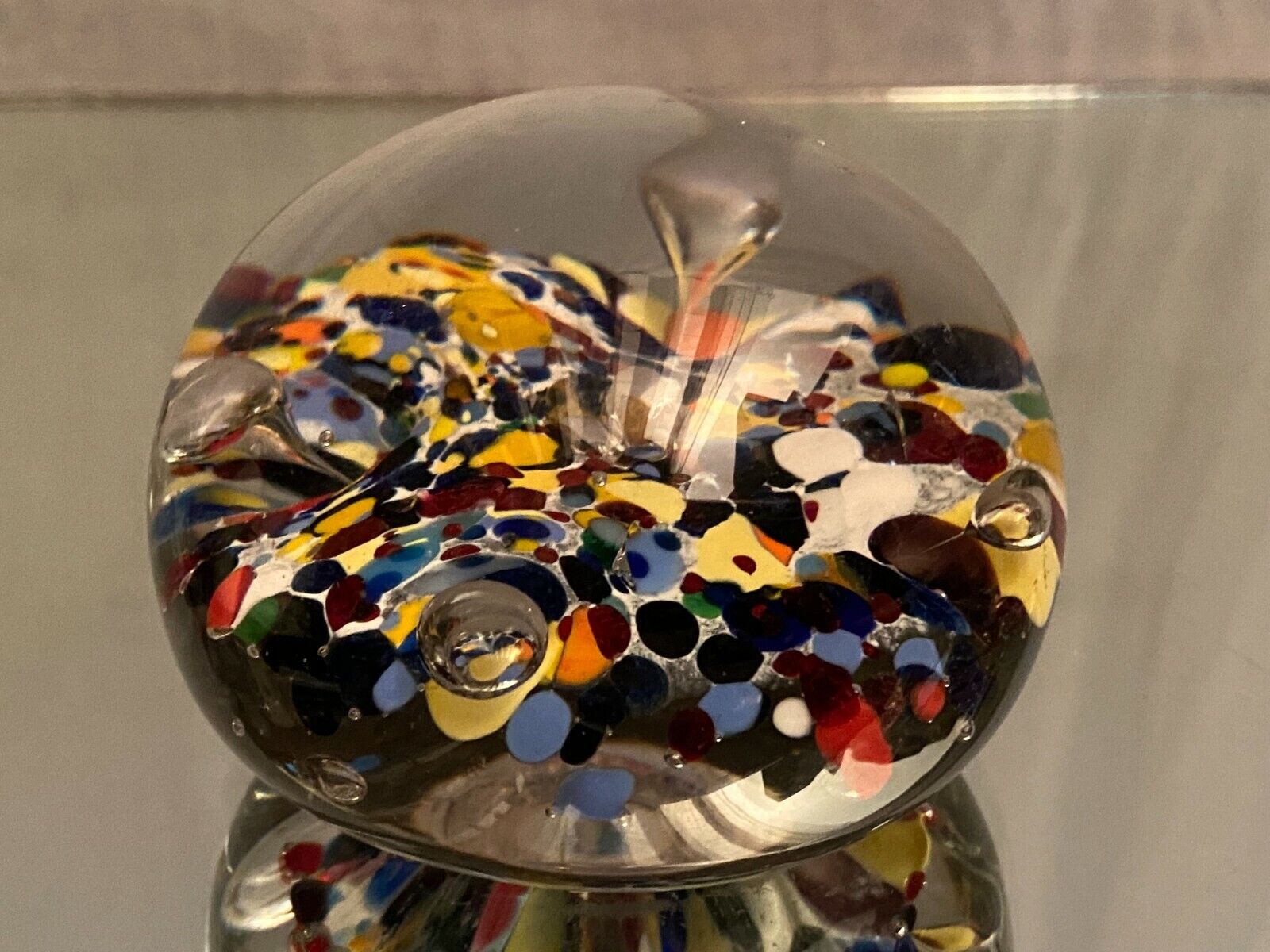 Sulfide ball paperweight