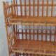 Rattan wall shelf