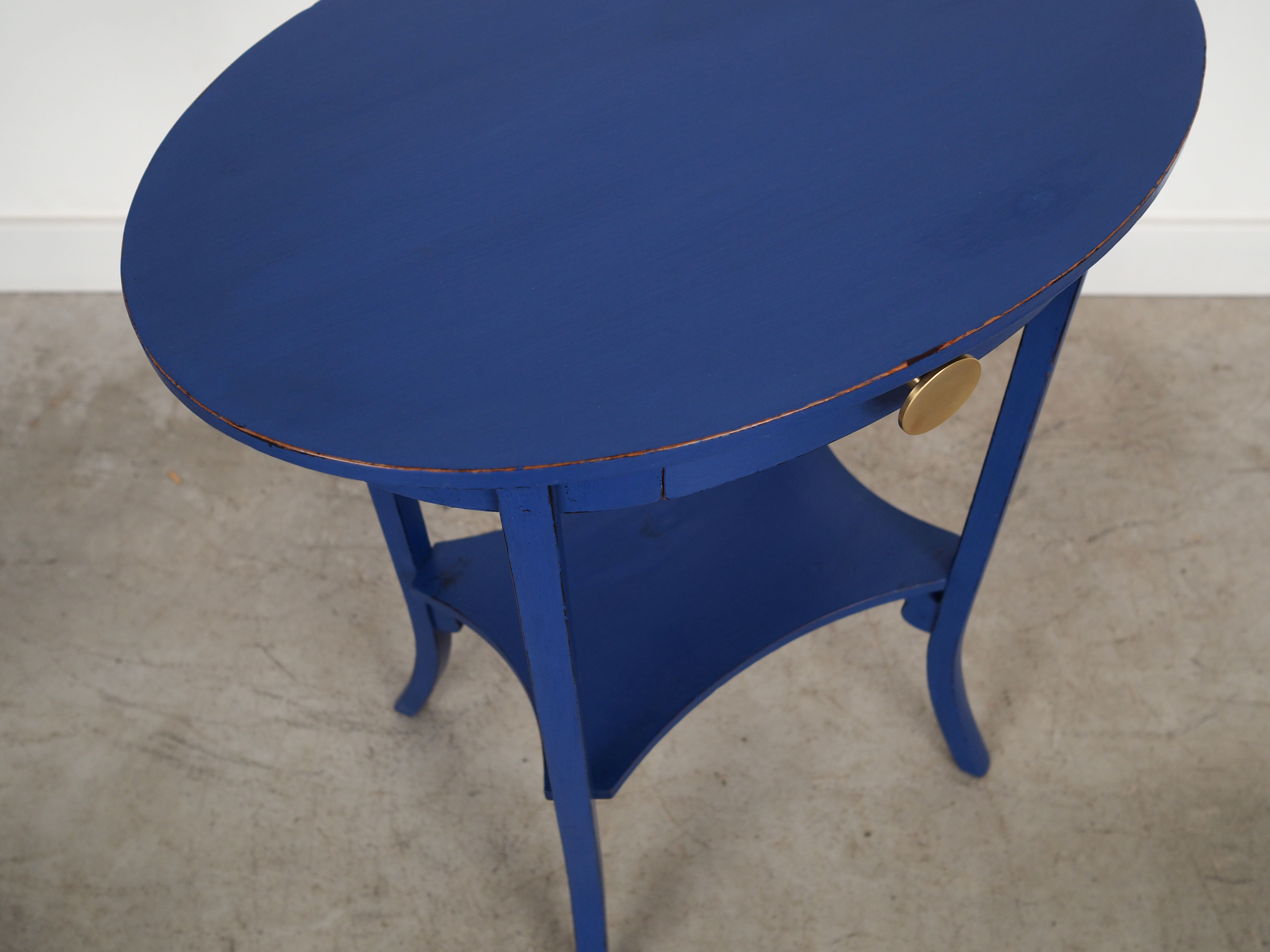 Mahogany oval coffee table, Danish design, 1960s, production: Denmark