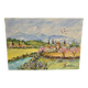 Tableau huile sur toile Paysage d'Oc signé Fernand Brenas