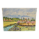 Tableau huile sur toile Paysage d'Oc signé Fernand Brenas