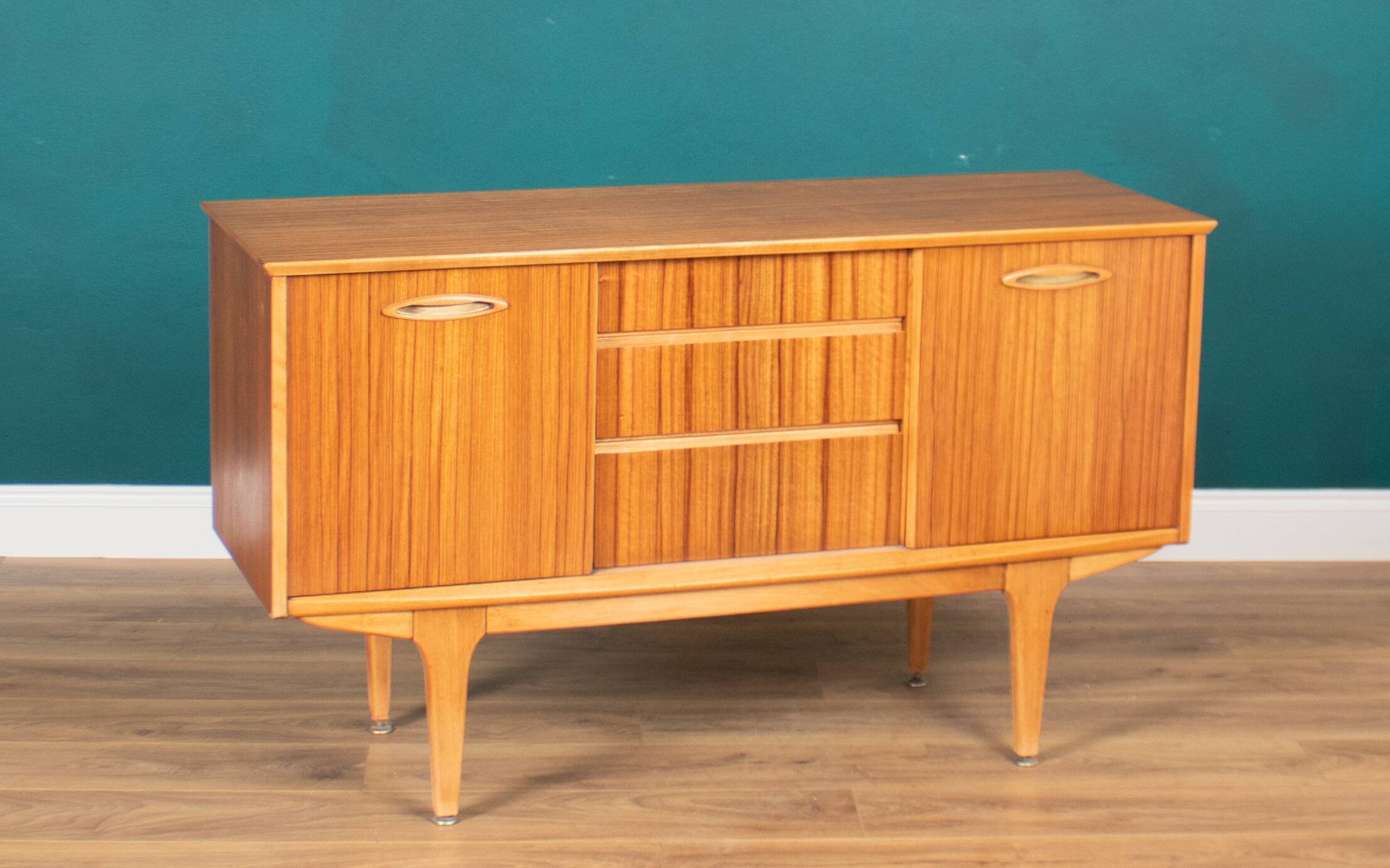 Retro Walnut 1960s Jentique Short Sideboard