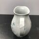 Ancien pichet limoges modèle palm porcelaine blanche décor fleurs vintage