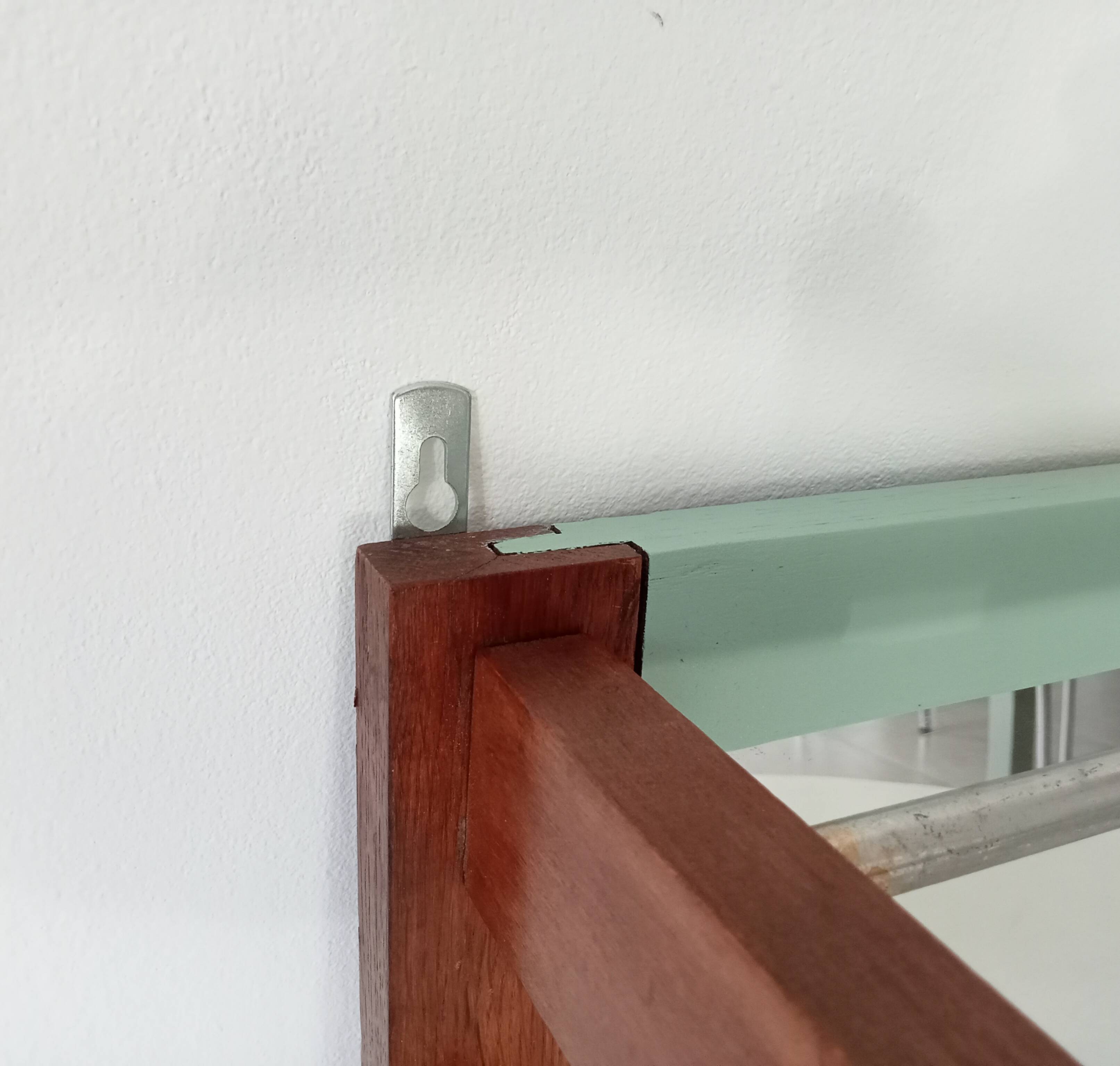 Vintage 50s wall coat rack