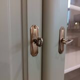 Bronze green display cabinet bookshelf