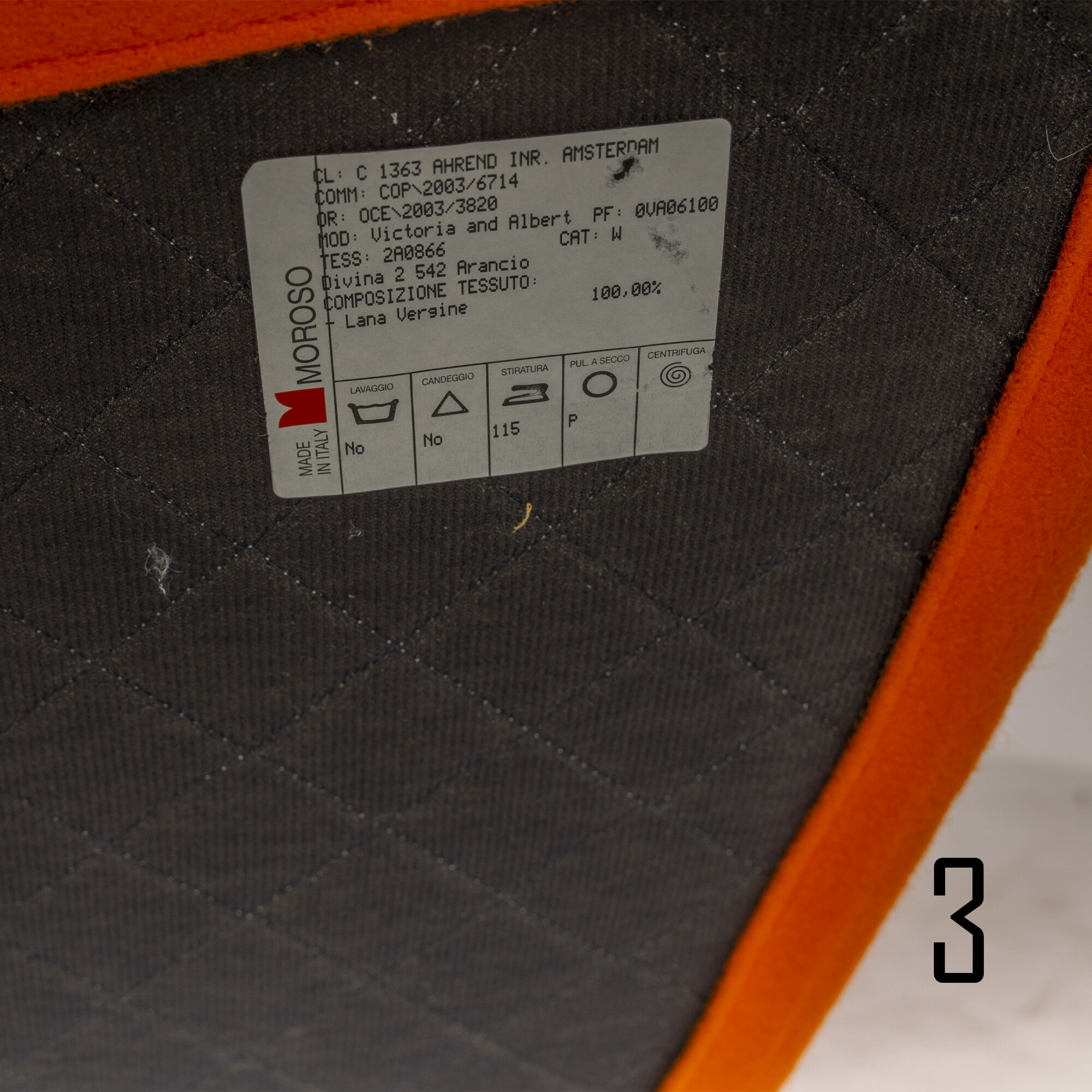 Orange Little Albert Armchair by Ron Arad for Moroso