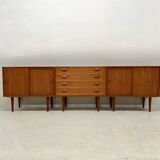 Kai Kristiansen Teak Cabinets By Feldballes, 1960s.