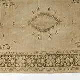 Oushak Handknotted Vintage Floor Rug