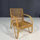 Art Deco rattan seating set, Central Europe, 1930s–1940s