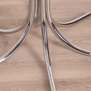 Table ronde en verre vintage design italien des années 1970