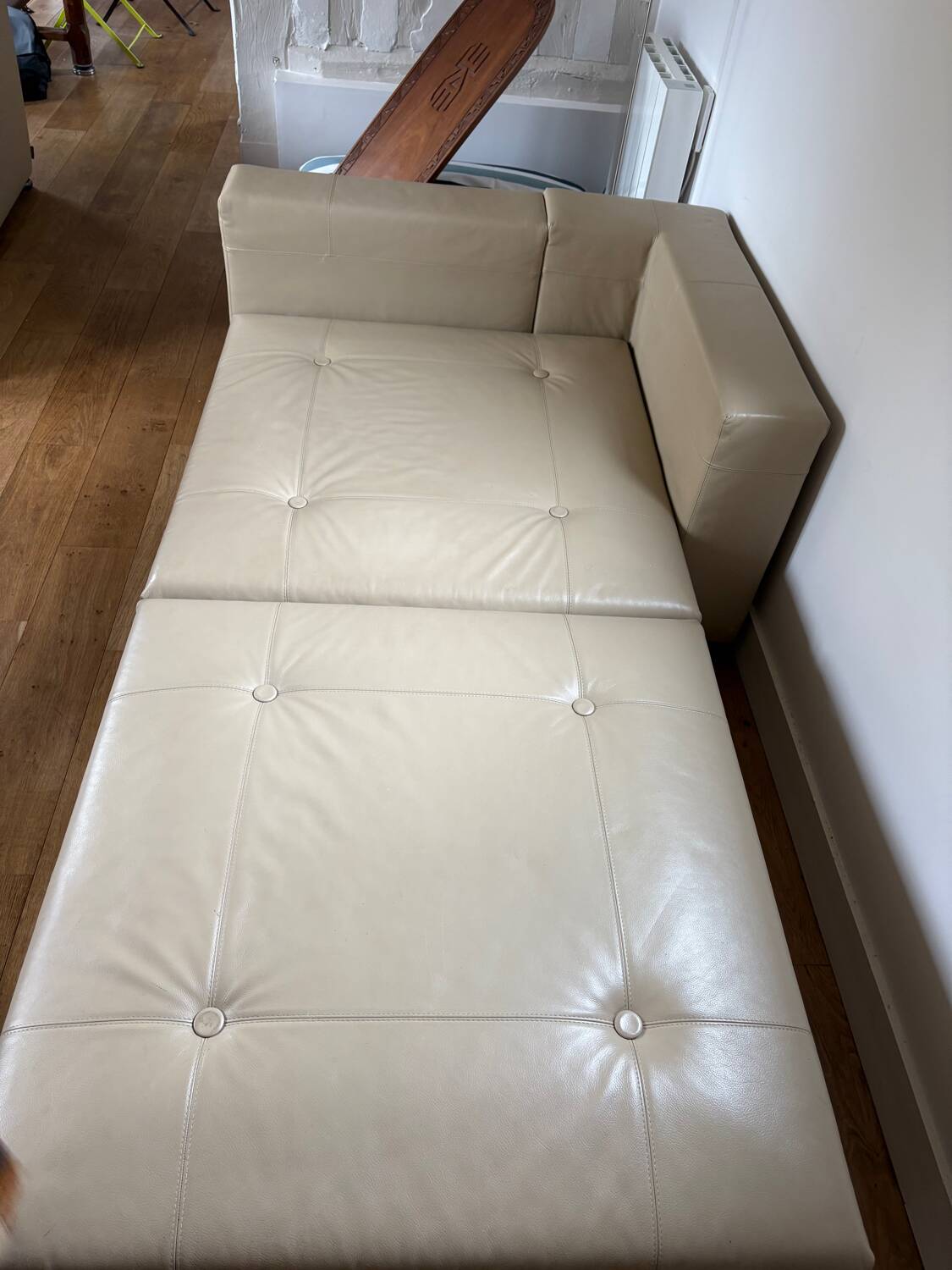 Minotti Méridienne in Havana leather