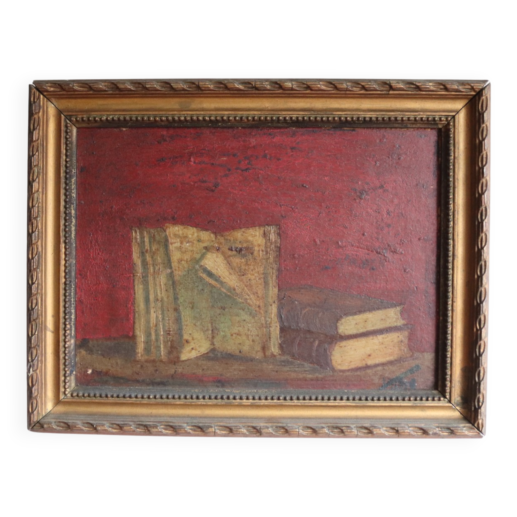 Still Life with Old Books