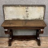 Console with crosses empire era mahogany around 1810-1820