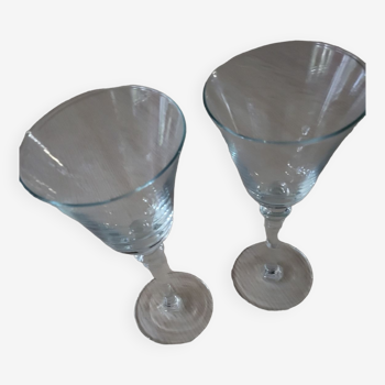 Verres à pied