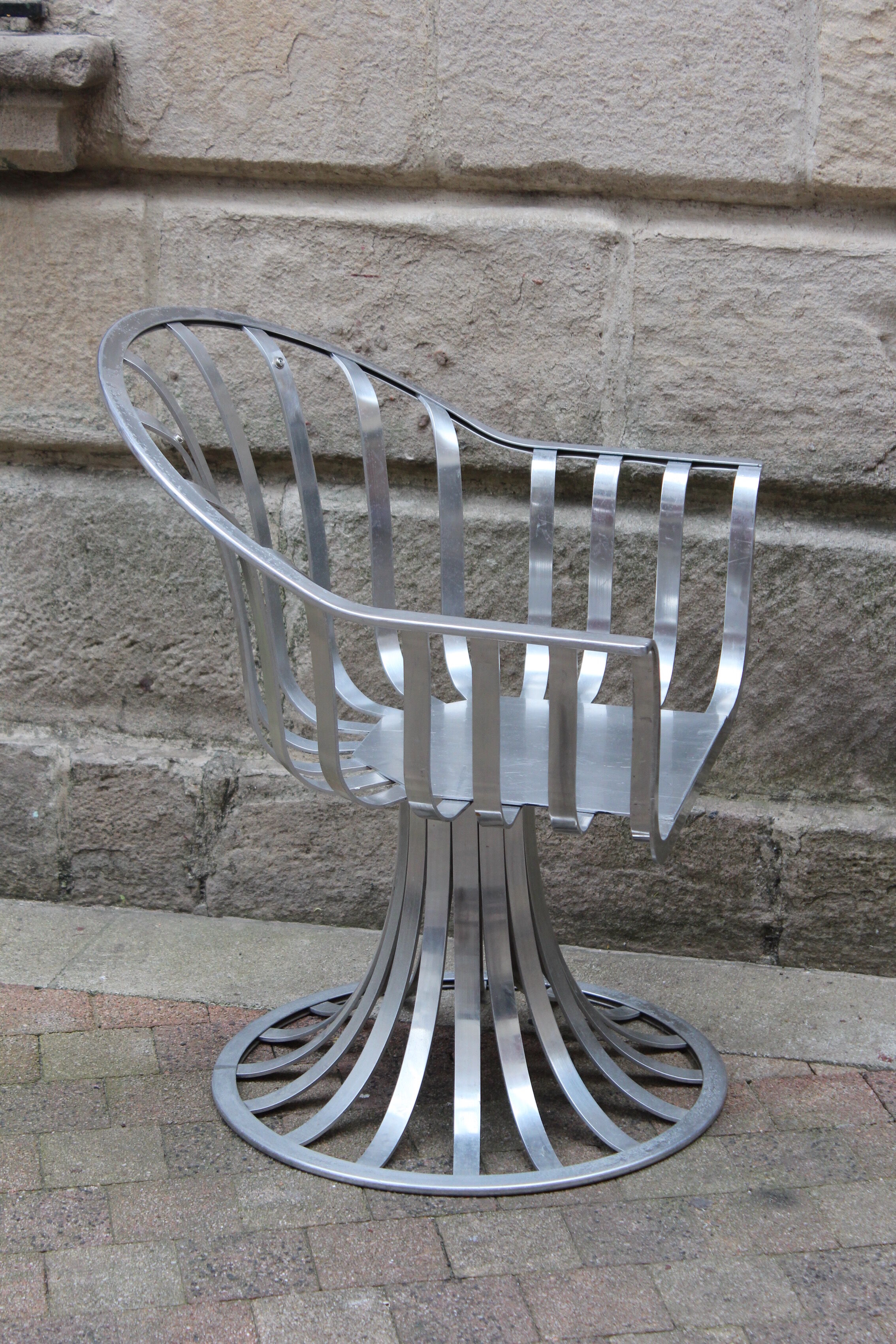 Armchair Aluminium 1970 - Unique model