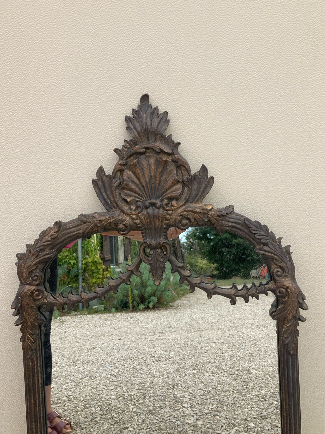 Large baroque mirror reissued