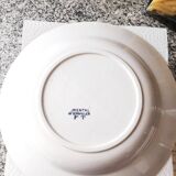 Assiette creuse terre de fer oriental