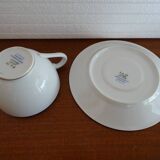 2 tasses à chocolat porcelaine Bernardaud Limoges modèle dauphin - B & Cie