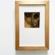 Avant-Garde Cubist portrait sculpture in flamed metal, Germany, 1990s