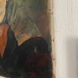 Oil on canvas The woman in the stole