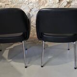 Set of 2 Deauville armchairs designed by Marc and Pierre Simon for AIRBORNE