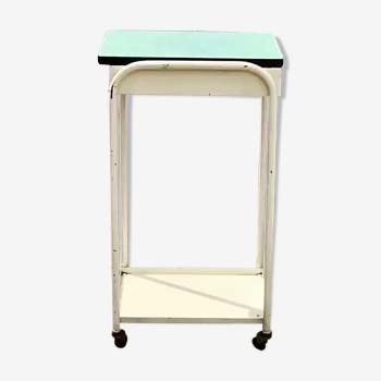 Meuble d'appoint formica et fer