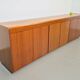 Enfilade en teck danois vintage, années 1960