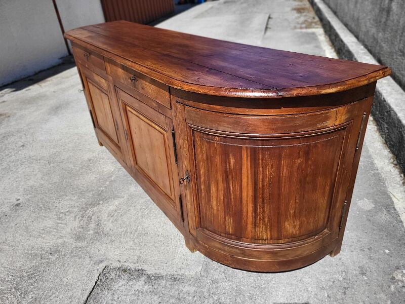 Row 4 doors 2 drawers in pitchpin xix th siecle