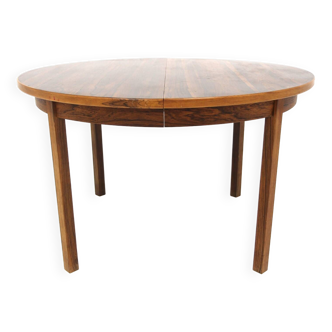 Rosewood dining table, Hugo Troeds, Bjärnum, Sweden, 1960