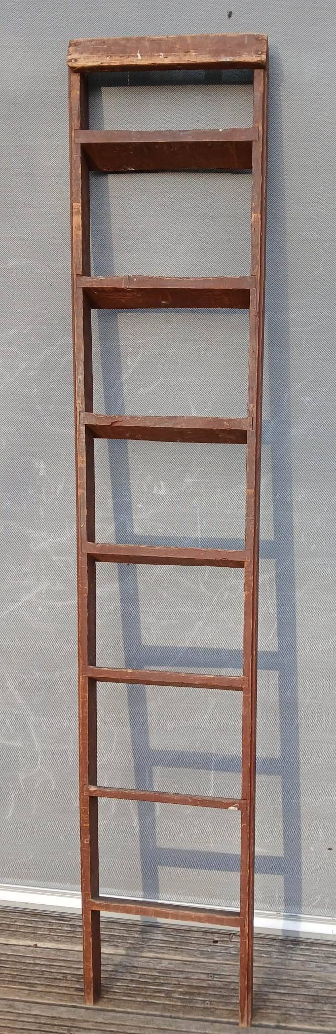 Old wooden craftsman ladder