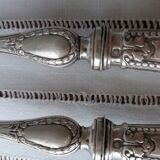 Salad cutlery set in  solid silver