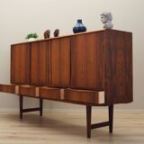 Enfilade en palissandre, design danois, années 1960, designer : EW Bach