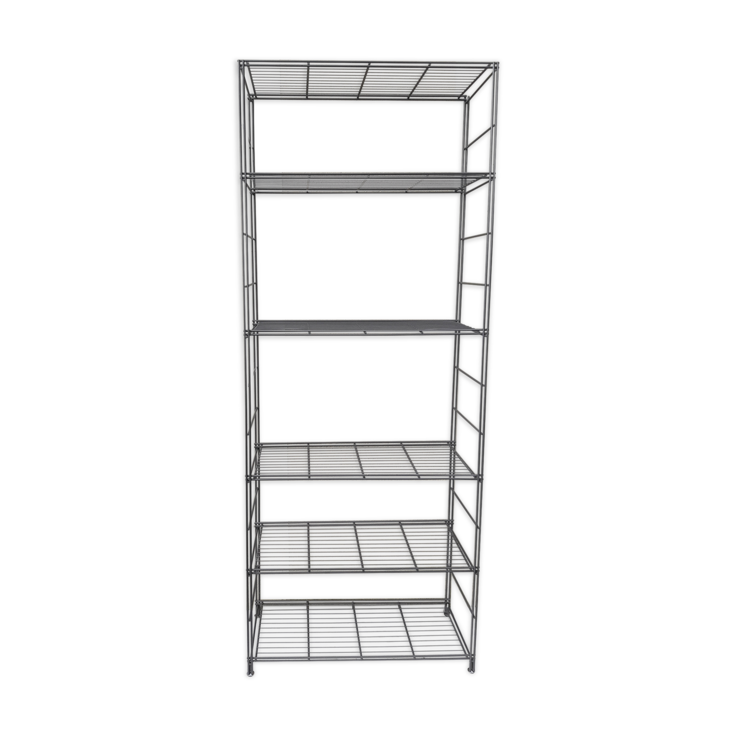 Metal shelf 6 H 210 cm grids